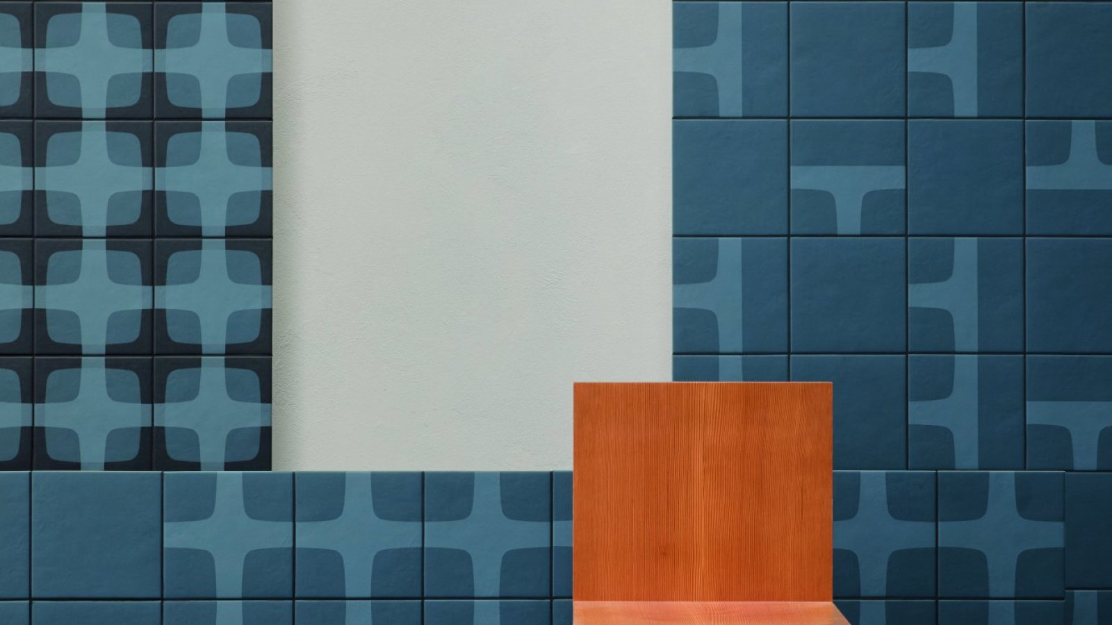 Betty seinae Mutina Night Blue graafisella ruudukolla
