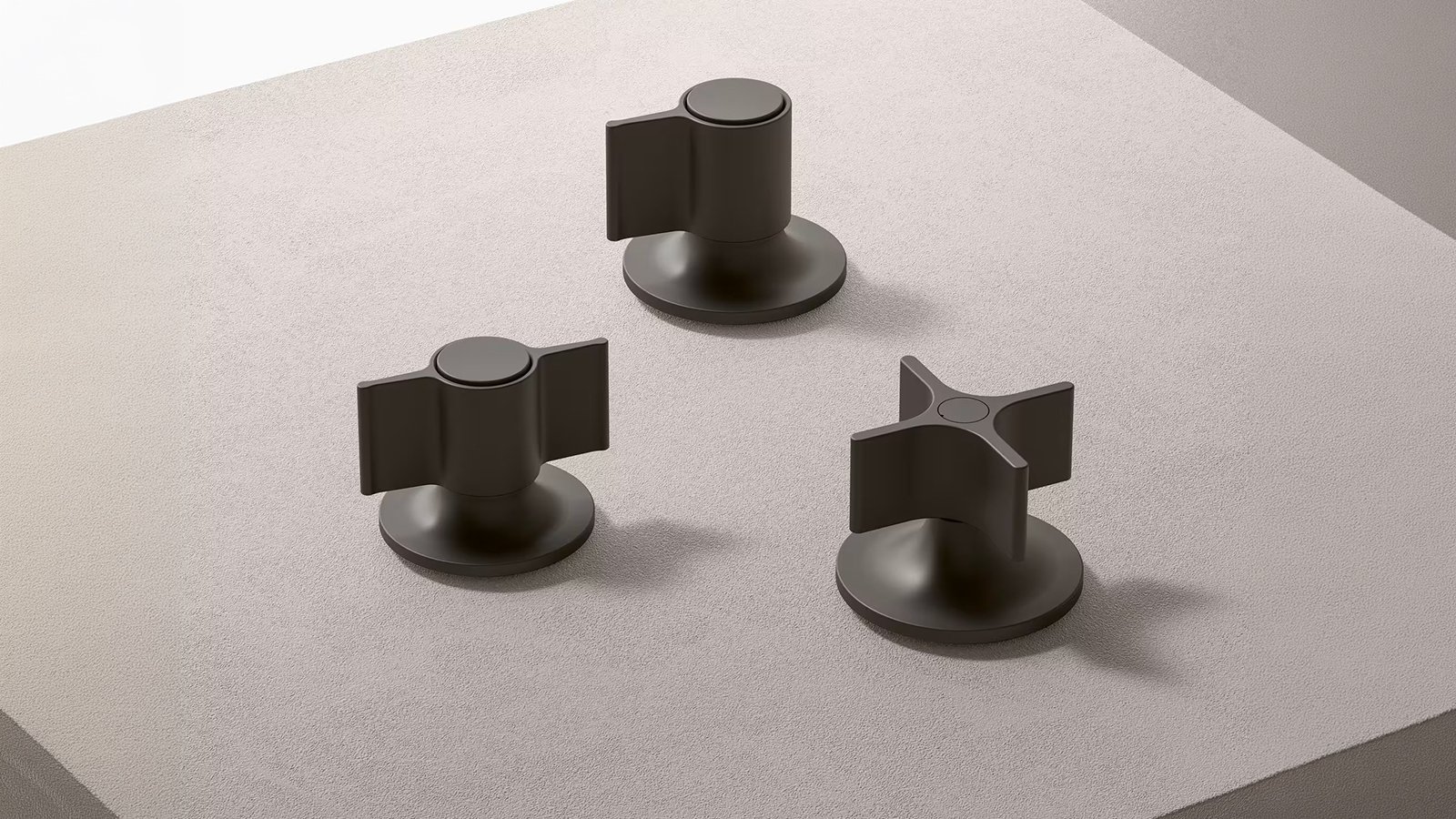Kaksisiipiset Flora-kahvat kiillotetussa nikkelissä, Polished Nickel PVD