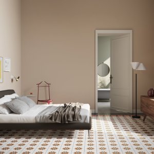 Mutinan lasitettu laatta kuviolla Corners koossa 20,5×20,5 cm