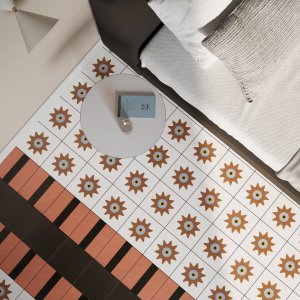 Nathalie Du Pasquierin käsin piirtämä kuvio Square Green Mutinalle