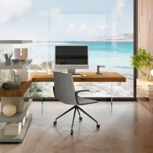 Marble XGlass -pinta Air Desk -pöydässä