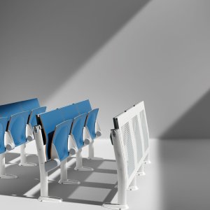 Kirjakori Omnia Evolution -rakenteeseen kiinnitettynä