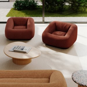 Aom-lounge-kalusteet hotellin yhteistilassa