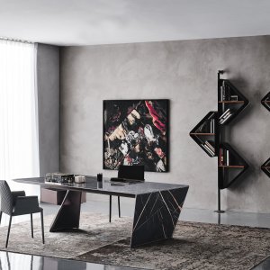 Pronssinsävyinen teräsjalka Cattelan Italian Nasdaqissa