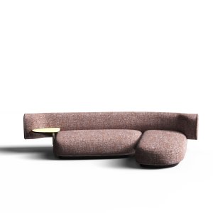 Dorothea-sohva yrityksen lounge-tilassa