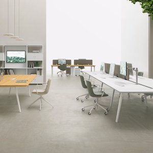 E-Place-palvelukaappi liukuovilla ja Trevira CS -pehmusteella