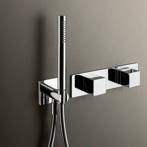 Design-hanat seinään: Mint Matt Gun Metal -pinnalla, ulottuma 19 cm