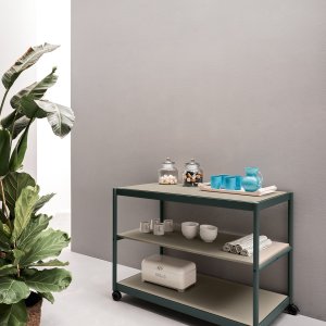 Pyörillä liikkuva Fluido kitchenette Martexilta