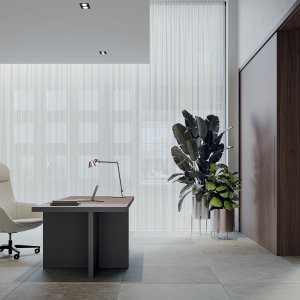 Modulaarinen Mux70-neuvottelupöytä mustaa saarnia