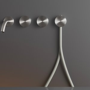 Design-hana Giotto satinoidusta ruostumattomasta teräksestä