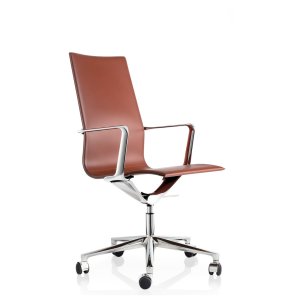Kuna Chair mustalla nahalla