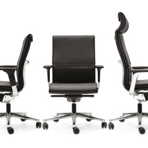 Una Chair pronssiksi maalatulla rungolla