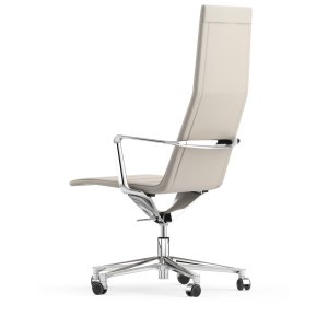 Valea Chair kankaana ja nahkana rinnakkain