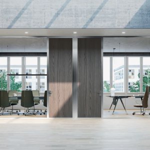 Lasiseinä K42 Frezzalta ohuella alumiiniprofiililla