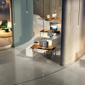 Palvelukaluste Loft tyynyllä