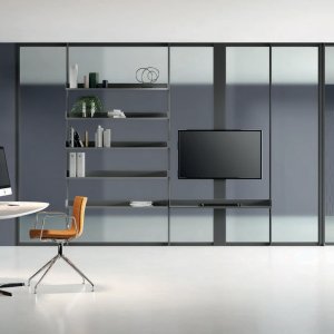 Simple Bold -lasiovi seinän profiilien tasossa