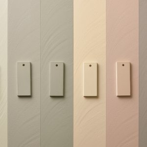 Otto Mutina sävyssä Nebbia johtajan WC:n seinässä
