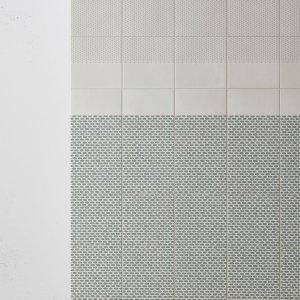 Tape Mutina Zigzag White -kuvio valkoisella pohjalla