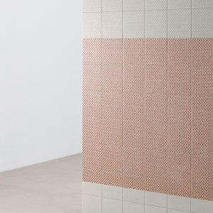 Tape Mutina Grainy White -kuvio valkoisella pohjalla