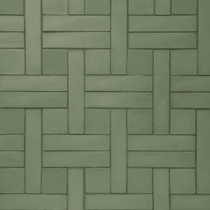 Ulkolattia Weaving savyssa Green